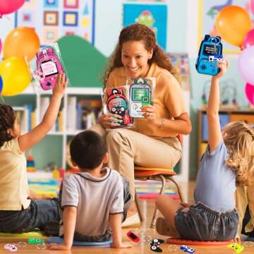 30 Pcs Kids Valentines Day Cards Gifts with Keychains