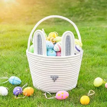 CubesLand Easter Baskets - Adorable Bunny Buckets for Kids