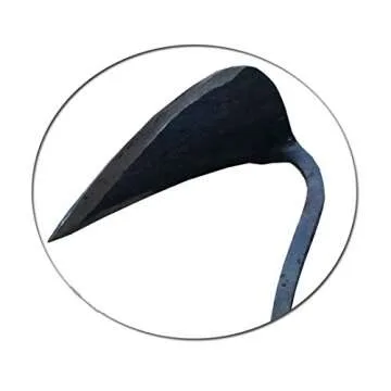 JOVELY Premium Forged Gardening Hand Plow Hoe, Korean Daejanggan Style Ho-Mi(Weeding Sickle) for EZ Digger Tools 1 Pack