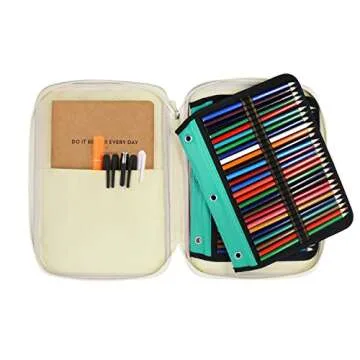 YOUSHARES 54 Slots Pencil Sleeve - Perfect for Artists