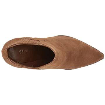 Marc Fisher Women's Matter Ankle Boot, Brown Suede, 6