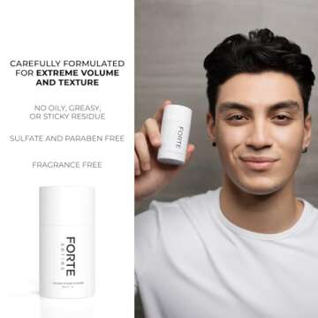 Forte Series Hair Texture Powder for Men, Volumizing Solution