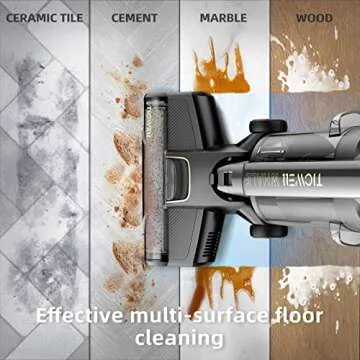 TICWELL Cordless Wet Dry Vacuum Cleaner for All Floors
