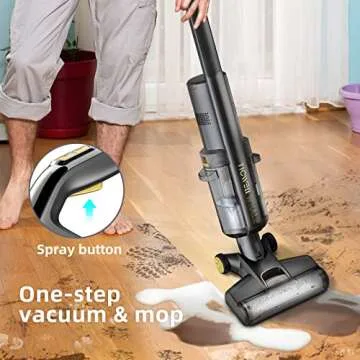 TICWELL Cordless Wet Dry Vacuum Cleaner for All Floors