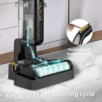 TICWELL Cordless Wet Dry Vacuum Cleaner for All Floors