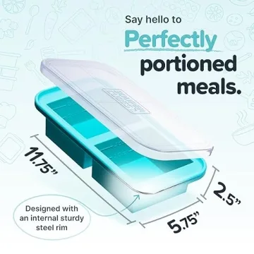 Souper Cubes Silicone Freezer Molds for Easy Meal Prep
