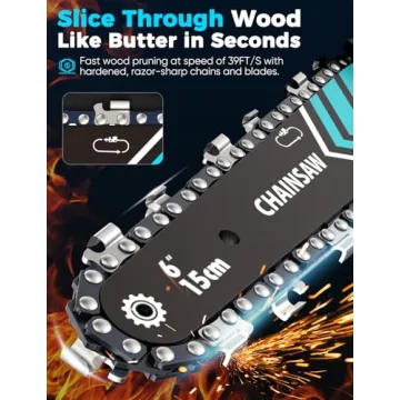 Lightweight Mini Chainsaw for Garden and Household Use