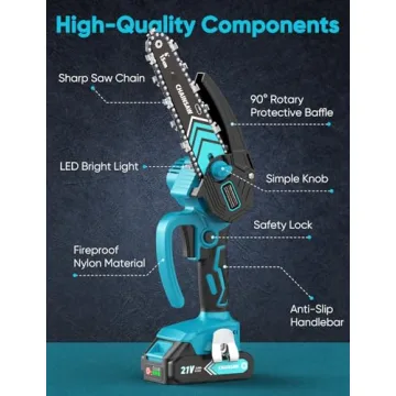 Lightweight Mini Chainsaw for Garden and Household Use