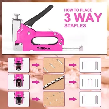 Dependable 3-in-1 Staple Gun for DIY Projects