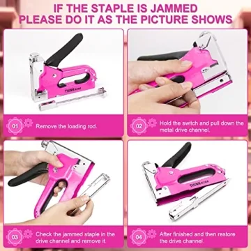 Dependable 3-in-1 Staple Gun for DIY Projects