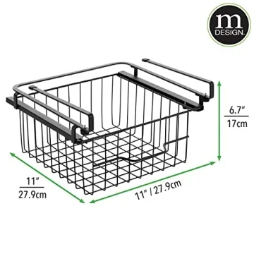 Maximize Space with mDesign Sliding Storage Basket