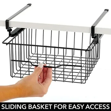 Maximize Space with mDesign Sliding Storage Basket