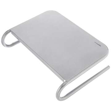 Amazon Basics Metal Monitor Stand for Ergonomic Workspace