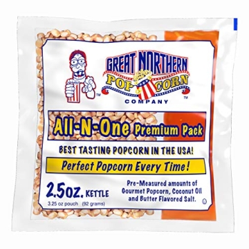 Movie Theater Popcorn Packets - All-in-One Machine Kit (24 Case)