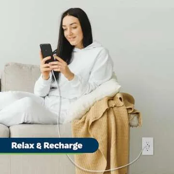 TOPGREENER USB Outlet with Type C and Dual Charging Ports