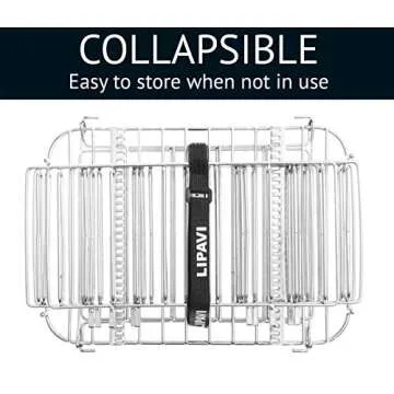 LIPAVI L15 Sous Vide Rack - Adjustable & Collapsible