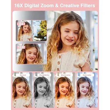 Lecran Kids FHD 1080P Camera, 44MP, Compact Gift