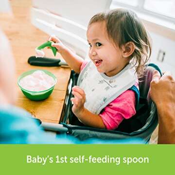 Playtex Baby Curve Early Self-Feeding Spoons, Right-Handed, 2 Pack