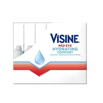 Visine Hydrating Comfort Eye Drops Fast Relief 12-Pack