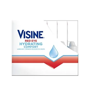 Visine Hydrating Comfort Eye Drops Fast Relief 12-Pack