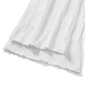 DAOLUAN Women Pleated Casual Pants Set for Summer Style