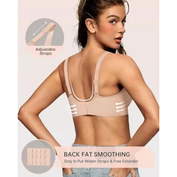 OEAK Women's Deep V Wireless Bra for Ultimate Comfort