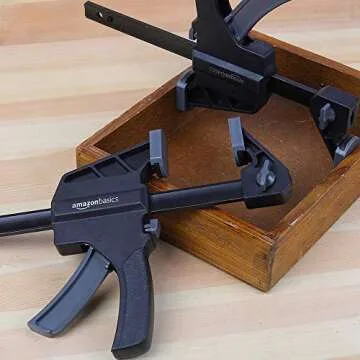 Amazon Basics 6-Piece Trigger Clamp Set – 4" & 6" Clamps