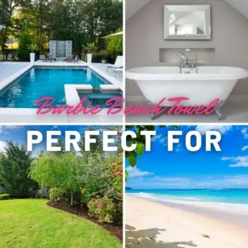 Barbie Super Soft Cotton Beach Towel for Kids