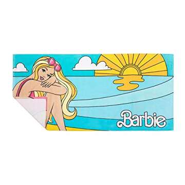 Barbie Super Soft Cotton Beach Towel for Kids