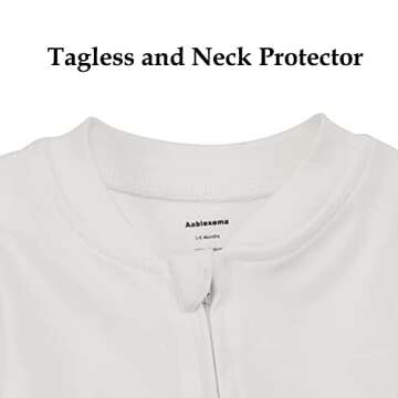 Aablexema Organic Cotton Baby Footies Pajamas for Newborns