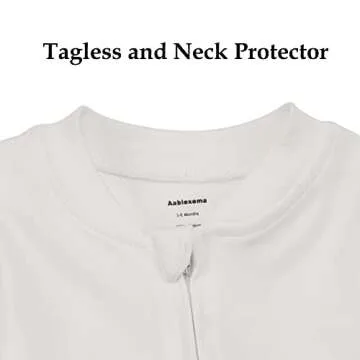 Aablexema Organic Cotton Baby Footies Pajamas for Newborns