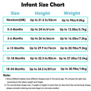 Aablexema Organic Cotton Baby Footies Pajamas for Newborns