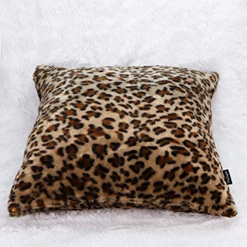 Faylapa 4 Pack Leopard Print Pillow Covers for Home Decor