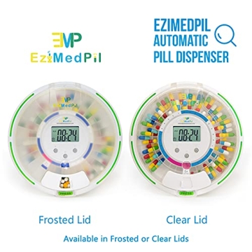 EziMedPil Automatic Pill Dispenser with Alarms & Light