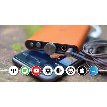 iFi Hip-dac2 - Portable Balanced DAC Headphone Amplifier for Android, iPhone with USB Input Only/Outputs: 3.5mm Unbalanced / 4.4mm Balanced – MQA Decoder