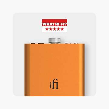 iFi Hip-dac2 - Portable Balanced DAC Headphone Amplifier for Android, iPhone with USB Input Only/Outputs: 3.5mm Unbalanced / 4.4mm Balanced – MQA Decoder