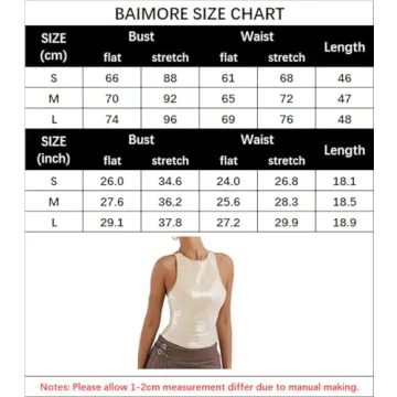 Stylish BAIMORE Women's Halter Neck Glitter Tank Top