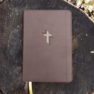 NIV Larger Print Compact Bible Soft Cover Brown Gift