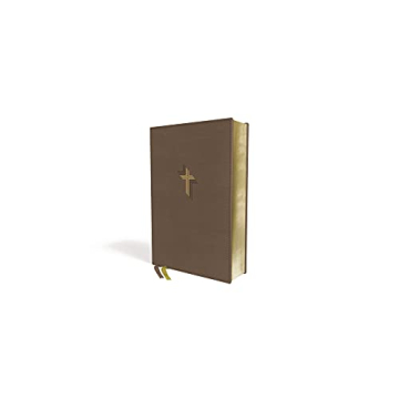 NIV Larger Print Compact Bible Soft Cover Brown Gift