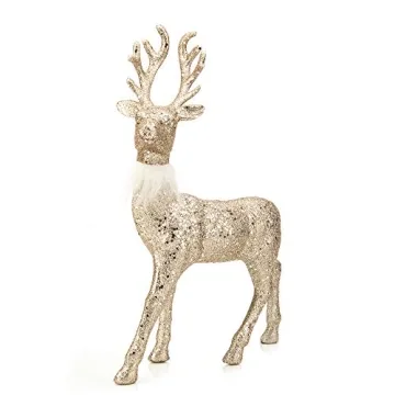 Enchanting Glitter Reindeer Decor Set for All Occasions