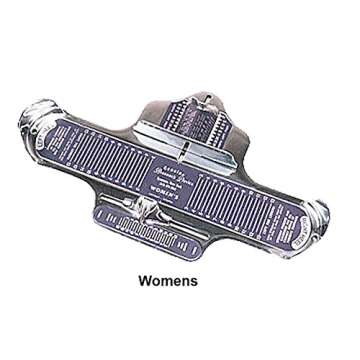 Womens (US) Genuine Brannock brand Device - international standard for foot-measuring/shoe-fitting?...