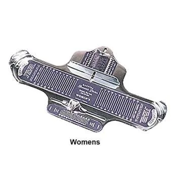 Womens (US) Genuine Brannock brand Device - international standard for foot-measuring/shoe-fitting?...