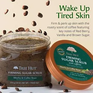 Tree Hut Exfoliating Sugar Scrub Mocha Coffee - 18 oz