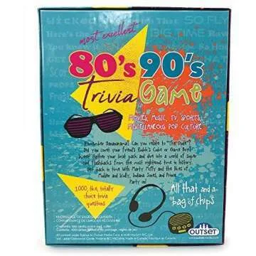 80’s 90’s Trivia Party Game with 1,000 Questions