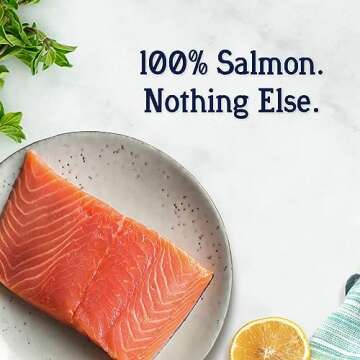 Stewart Single Ingredient Freeze Dried Raw Dog Treats, Wild Salmon, 9.5 Ounce Resealable Tub, Training Treats or Meal Topper Dogs, High Protein, Grain-Free, Gluten-Free