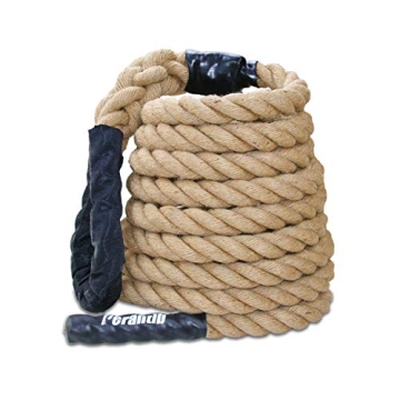 Perantlb Outdoor Climbing Rope for Fitness and Strength Training, Workout Gym Climbing Rope, 1.5'' i...