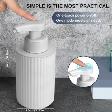 Phneems Touchless Soap Dispenser with Adjustable Settings