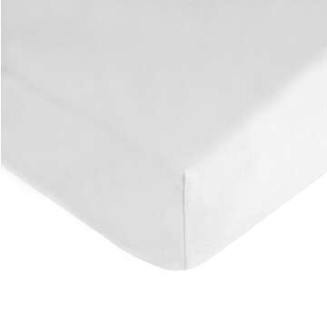 American Baby Company 3 Pack Fitted Crib Sheets 28" x 52", Soft Breathable Neutral 100% Cotton Jersey Sheet, Blue Stars/Blue/White, for Boys and Girls, Fits Crib and Toddler Bed mattresses