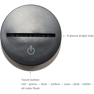 Colorful 3D Alien LED Night Light Perfect for Gifts