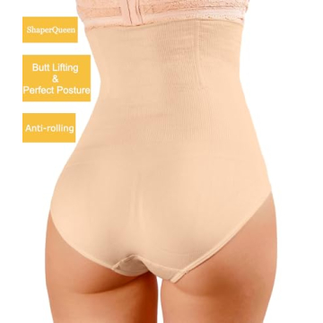 ShaperQueen102C Women's High-Waisted Shapewear for All Occasions